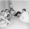 All night poker game Jim McClusky, Alan England, Bill Hadden, Kurt Davis